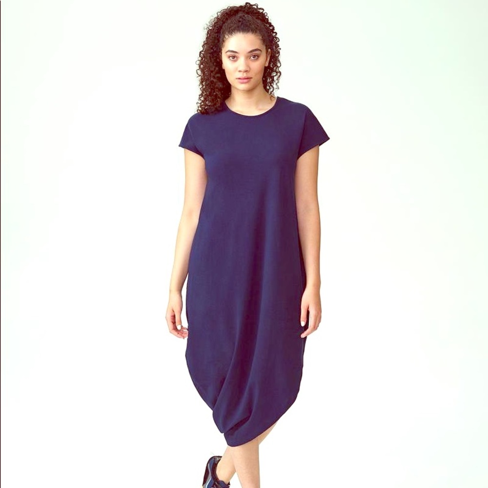 Universal Standard Geneva Dress in Navy